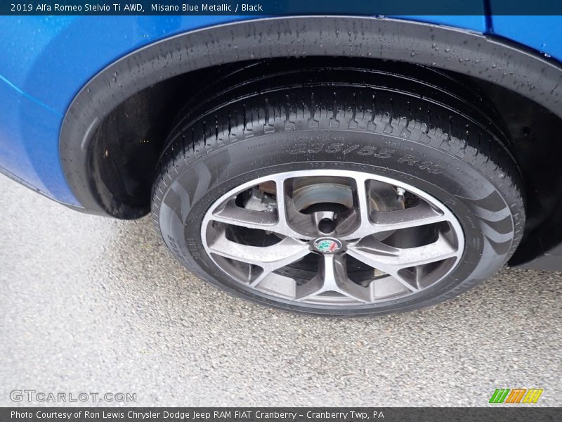 Misano Blue Metallic / Black 2019 Alfa Romeo Stelvio Ti AWD