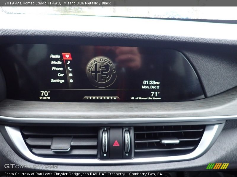 Misano Blue Metallic / Black 2019 Alfa Romeo Stelvio Ti AWD