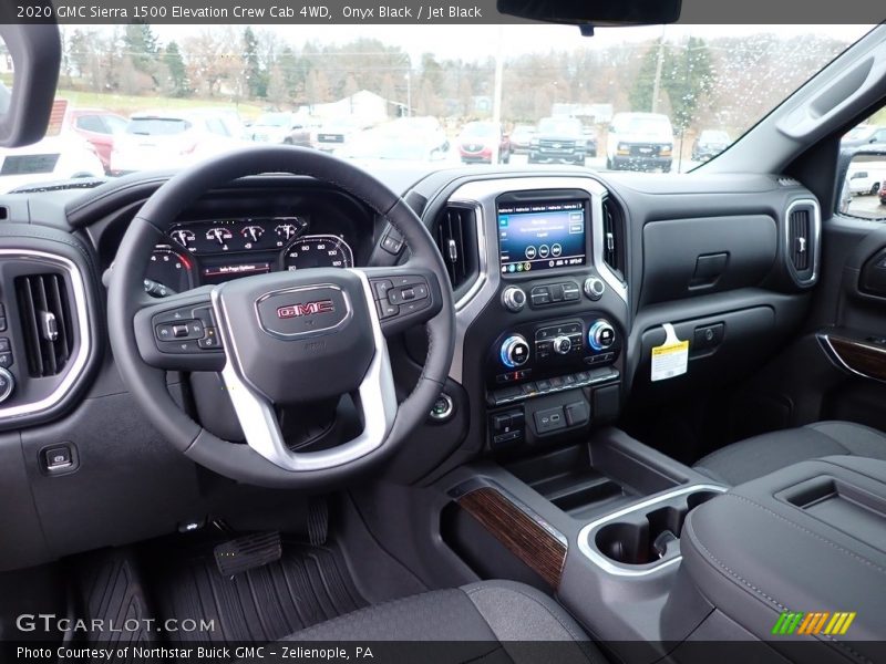  2020 Sierra 1500 Elevation Crew Cab 4WD Jet Black Interior