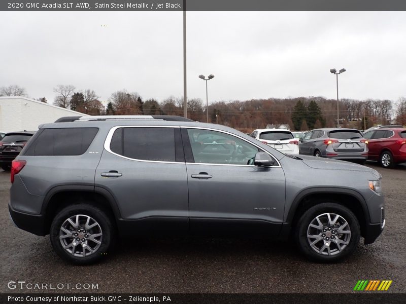 Satin Steel Metallic / Jet Black 2020 GMC Acadia SLT AWD