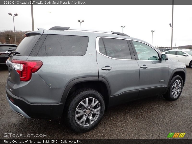 Satin Steel Metallic / Jet Black 2020 GMC Acadia SLT AWD