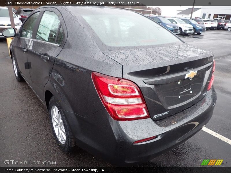 Nightfall Gray Metallic / Jet Black/Dark Titanium 2020 Chevrolet Sonic LT Sedan