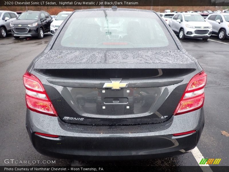 Nightfall Gray Metallic / Jet Black/Dark Titanium 2020 Chevrolet Sonic LT Sedan