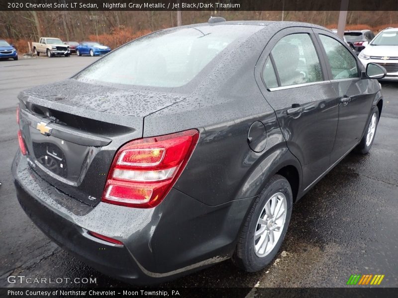 Nightfall Gray Metallic / Jet Black/Dark Titanium 2020 Chevrolet Sonic LT Sedan