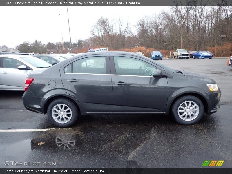 Nightfall Gray Metallic / Jet Black/Dark Titanium 2020 Chevrolet Sonic LT Sedan