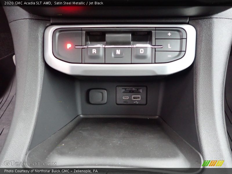 Satin Steel Metallic / Jet Black 2020 GMC Acadia SLT AWD
