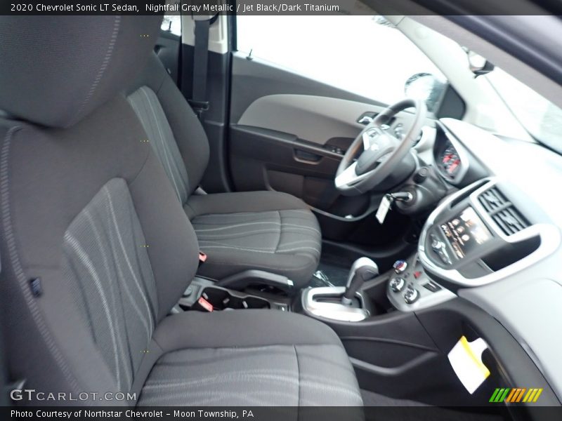 Nightfall Gray Metallic / Jet Black/Dark Titanium 2020 Chevrolet Sonic LT Sedan