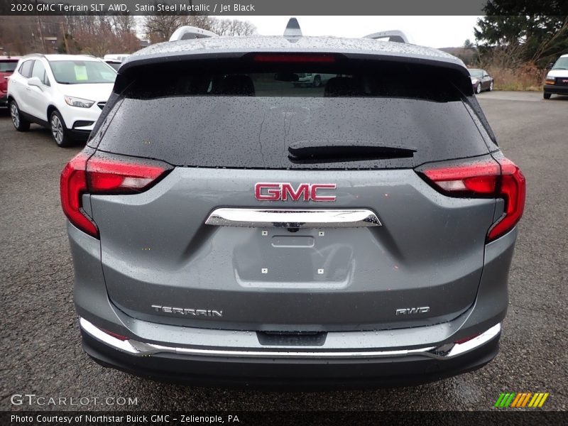 Satin Steel Metallic / Jet Black 2020 GMC Terrain SLT AWD