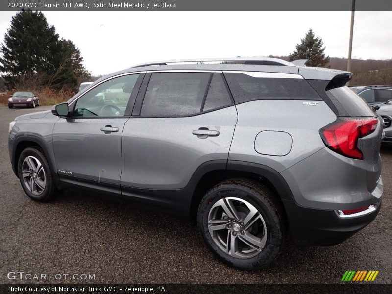 Satin Steel Metallic / Jet Black 2020 GMC Terrain SLT AWD