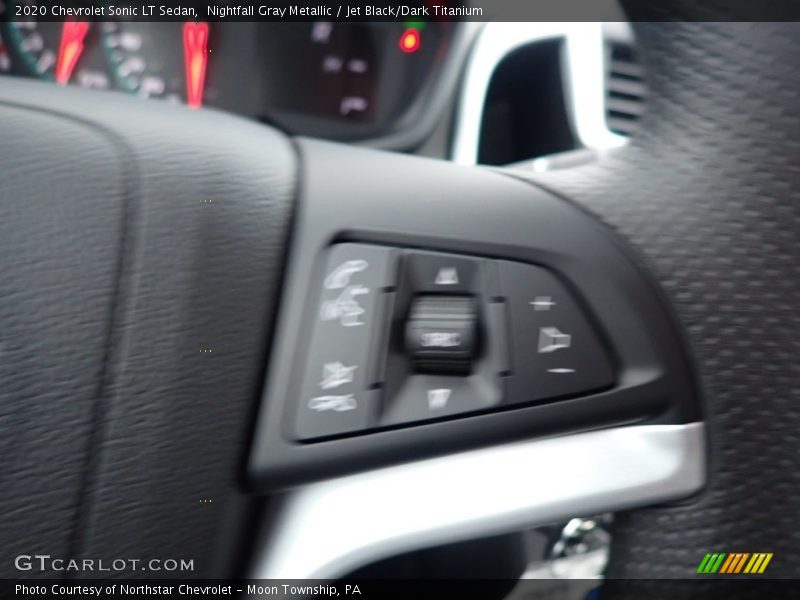 Nightfall Gray Metallic / Jet Black/Dark Titanium 2020 Chevrolet Sonic LT Sedan