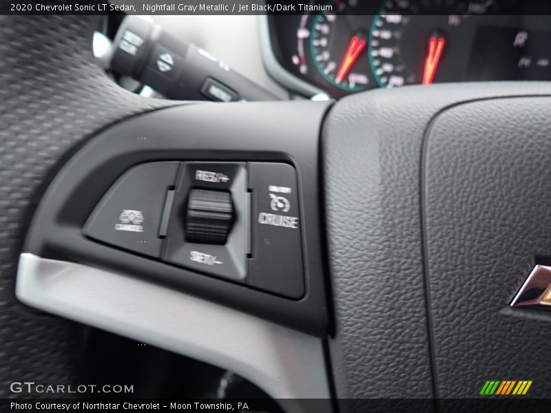 Nightfall Gray Metallic / Jet Black/Dark Titanium 2020 Chevrolet Sonic LT Sedan