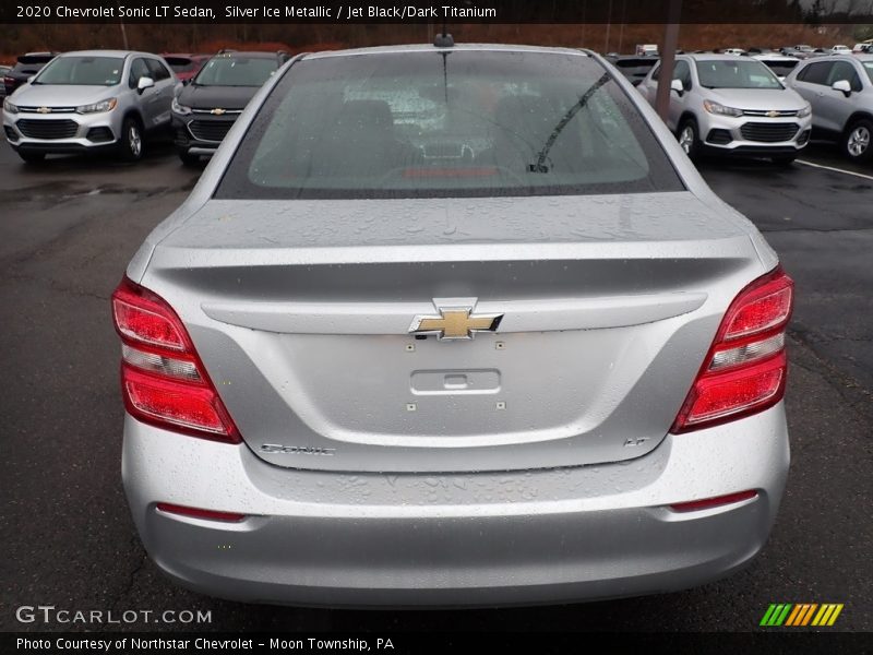 Silver Ice Metallic / Jet Black/Dark Titanium 2020 Chevrolet Sonic LT Sedan