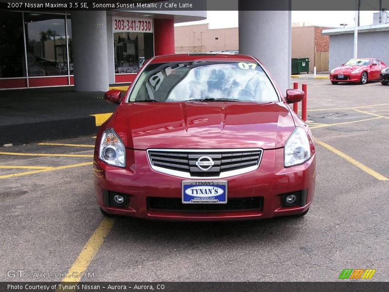 Sonoma Sunset Metallic / Cafe Latte 2007 Nissan Maxima 3.5 SE