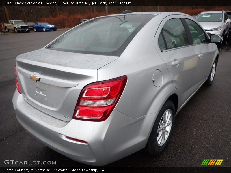 Silver Ice Metallic / Jet Black/Dark Titanium 2020 Chevrolet Sonic LT Sedan