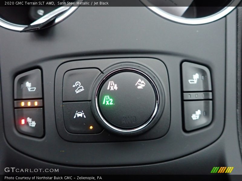 Satin Steel Metallic / Jet Black 2020 GMC Terrain SLT AWD