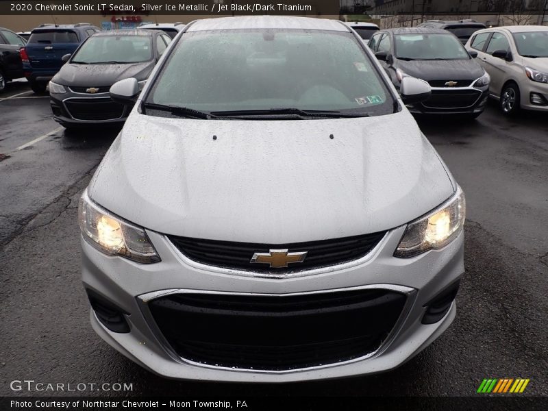 Silver Ice Metallic / Jet Black/Dark Titanium 2020 Chevrolet Sonic LT Sedan