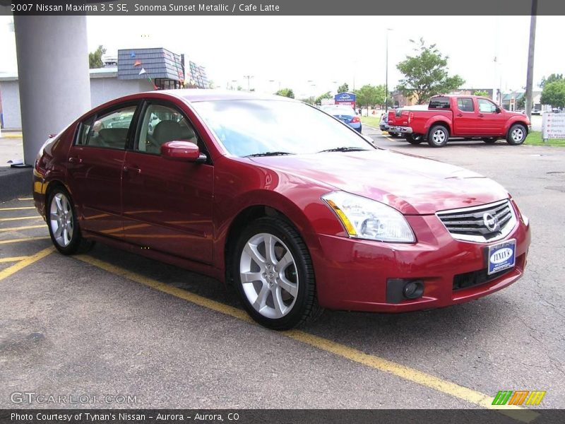 Sonoma Sunset Metallic / Cafe Latte 2007 Nissan Maxima 3.5 SE