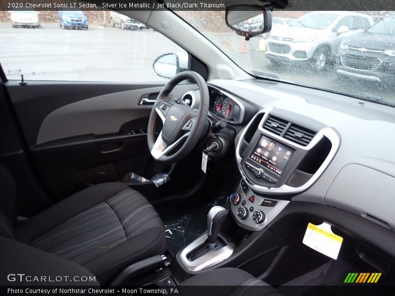Silver Ice Metallic / Jet Black/Dark Titanium 2020 Chevrolet Sonic LT Sedan