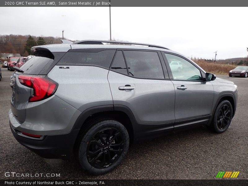 Satin Steel Metallic / Jet Black 2020 GMC Terrain SLE AWD