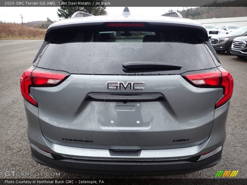 Satin Steel Metallic / Jet Black 2020 GMC Terrain SLE AWD