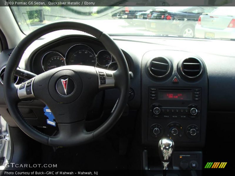 Quicksilver Metallic / Ebony 2009 Pontiac G6 Sedan