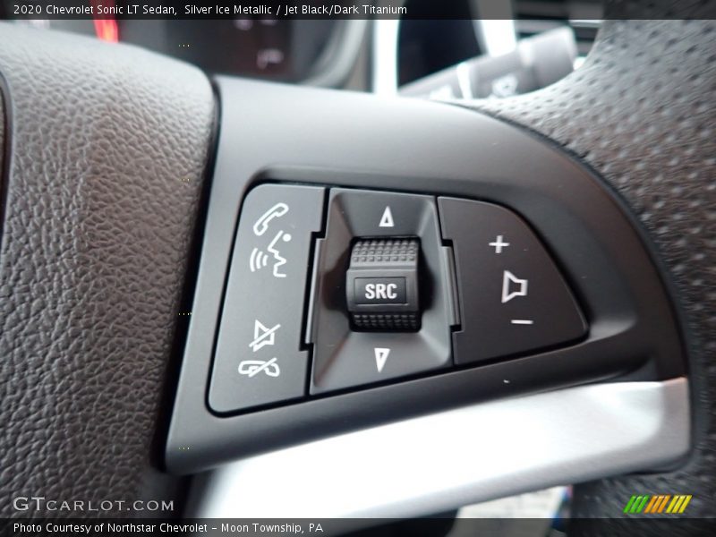 Silver Ice Metallic / Jet Black/Dark Titanium 2020 Chevrolet Sonic LT Sedan