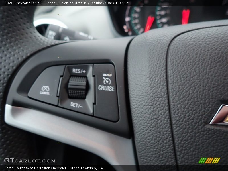 Silver Ice Metallic / Jet Black/Dark Titanium 2020 Chevrolet Sonic LT Sedan