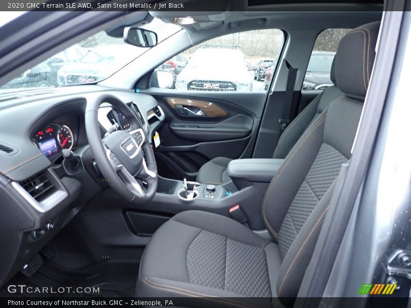 Satin Steel Metallic / Jet Black 2020 GMC Terrain SLE AWD
