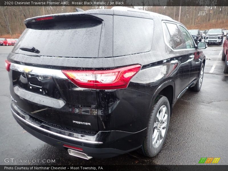 Mosaic Black Metallic / Jet Black 2020 Chevrolet Traverse Premier AWD