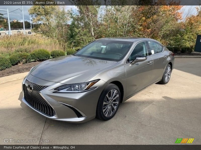 Atomic Silver / Black 2020 Lexus ES 350