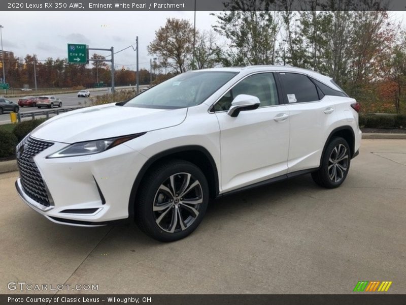 Eminent White Pearl / Parchment 2020 Lexus RX 350 AWD