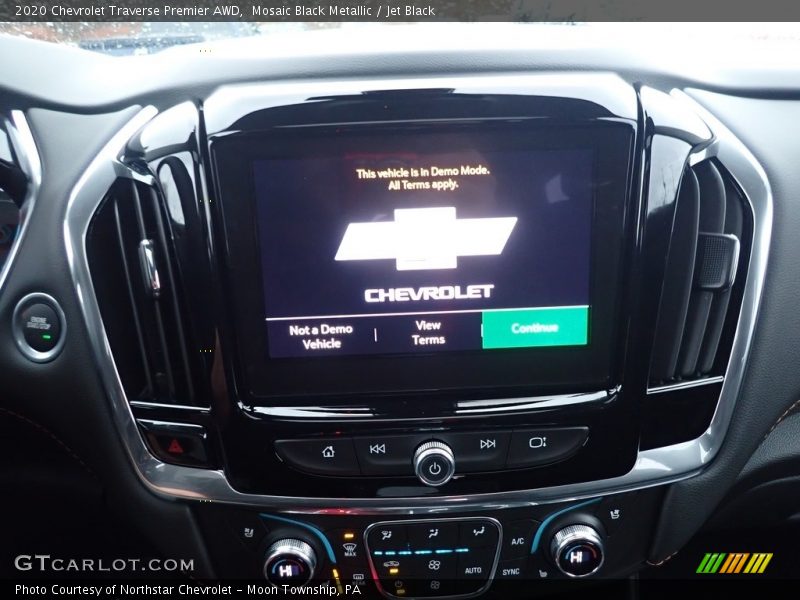 Mosaic Black Metallic / Jet Black 2020 Chevrolet Traverse Premier AWD
