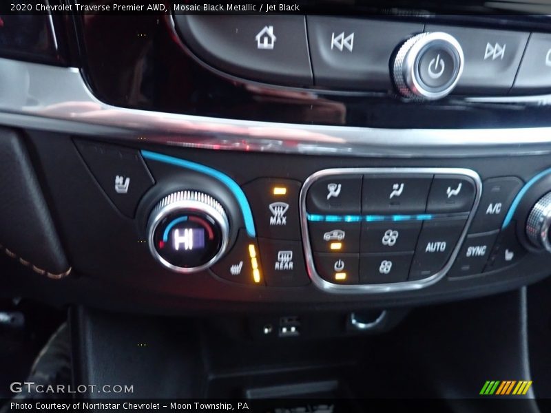 Mosaic Black Metallic / Jet Black 2020 Chevrolet Traverse Premier AWD