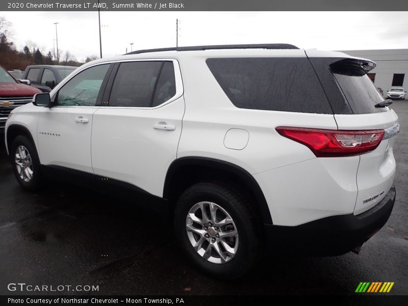 Summit White / Jet Black 2020 Chevrolet Traverse LT AWD