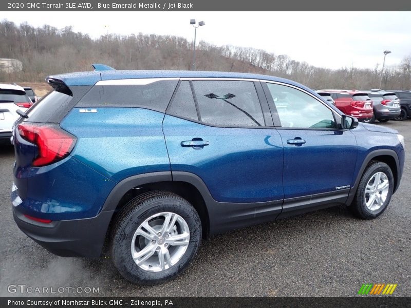 Blue Emerald Metallic / Jet Black 2020 GMC Terrain SLE AWD