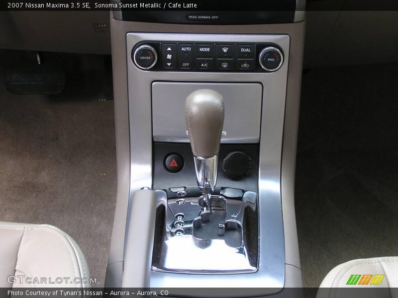 Sonoma Sunset Metallic / Cafe Latte 2007 Nissan Maxima 3.5 SE