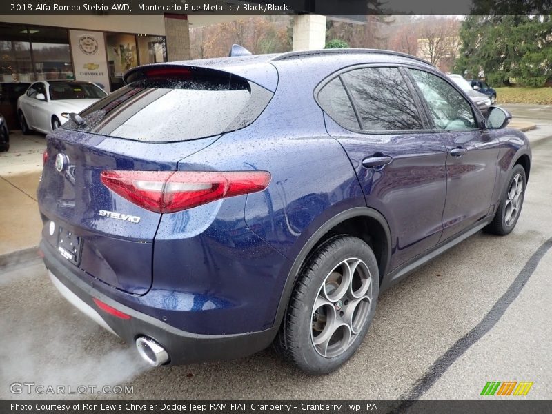 Montecarlo Blue Metallic / Black/Black 2018 Alfa Romeo Stelvio AWD