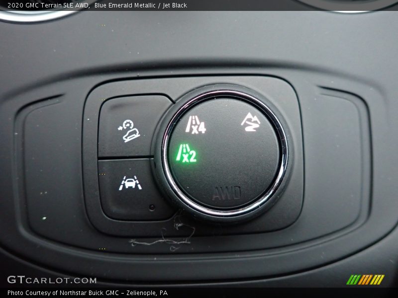 Blue Emerald Metallic / Jet Black 2020 GMC Terrain SLE AWD
