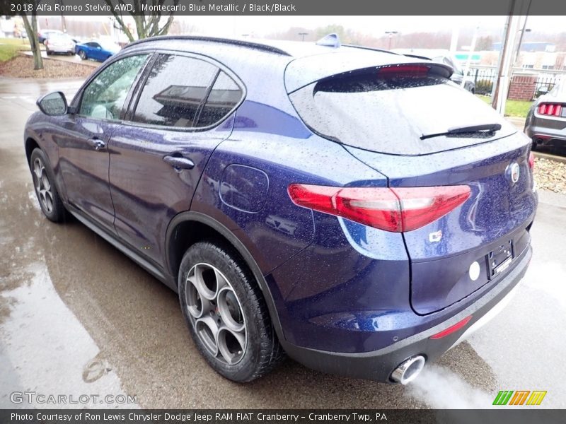 Montecarlo Blue Metallic / Black/Black 2018 Alfa Romeo Stelvio AWD