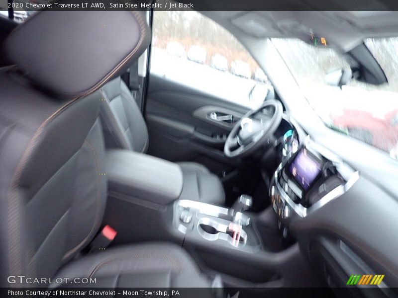 Satin Steel Metallic / Jet Black 2020 Chevrolet Traverse LT AWD