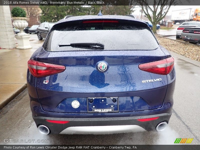 Montecarlo Blue Metallic / Black/Black 2018 Alfa Romeo Stelvio AWD