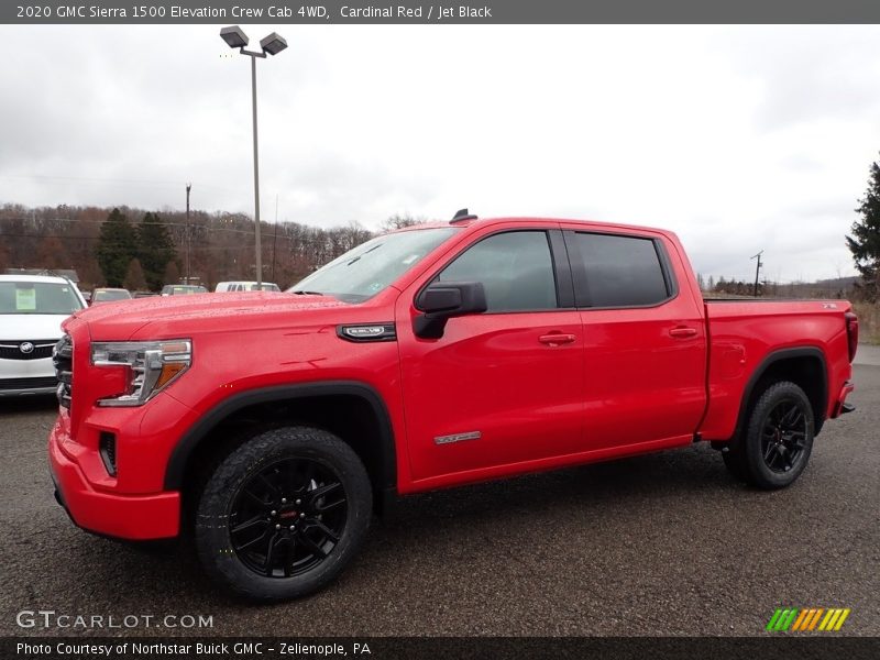 Front 3/4 View of 2020 Sierra 1500 Elevation Crew Cab 4WD
