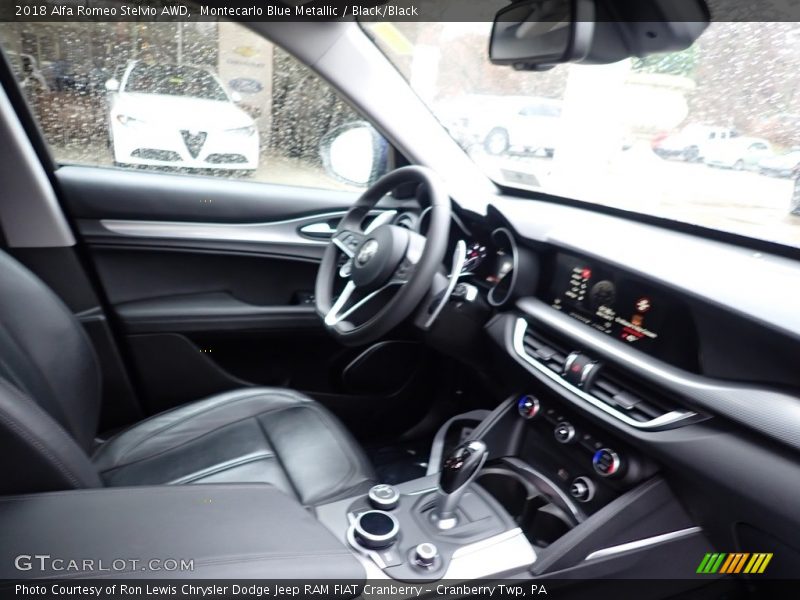 Montecarlo Blue Metallic / Black/Black 2018 Alfa Romeo Stelvio AWD