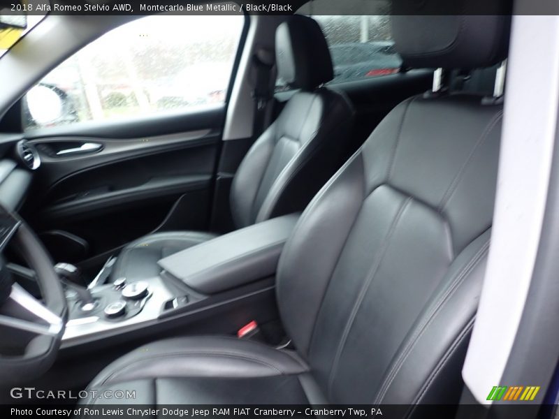 Montecarlo Blue Metallic / Black/Black 2018 Alfa Romeo Stelvio AWD