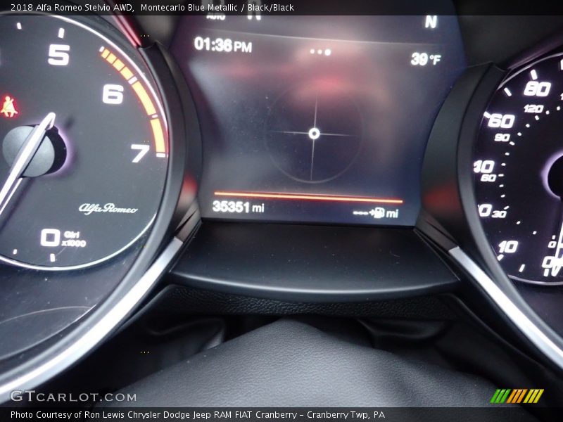 Montecarlo Blue Metallic / Black/Black 2018 Alfa Romeo Stelvio AWD
