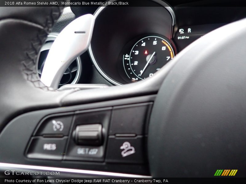 Montecarlo Blue Metallic / Black/Black 2018 Alfa Romeo Stelvio AWD