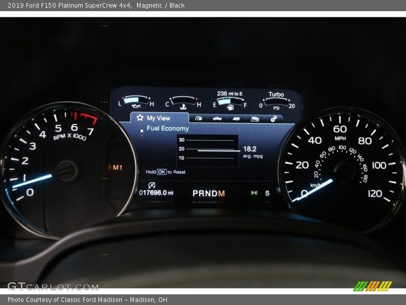 Magnetic / Black 2019 Ford F150 Platinum SuperCrew 4x4