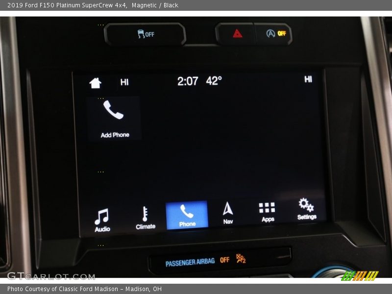 Magnetic / Black 2019 Ford F150 Platinum SuperCrew 4x4