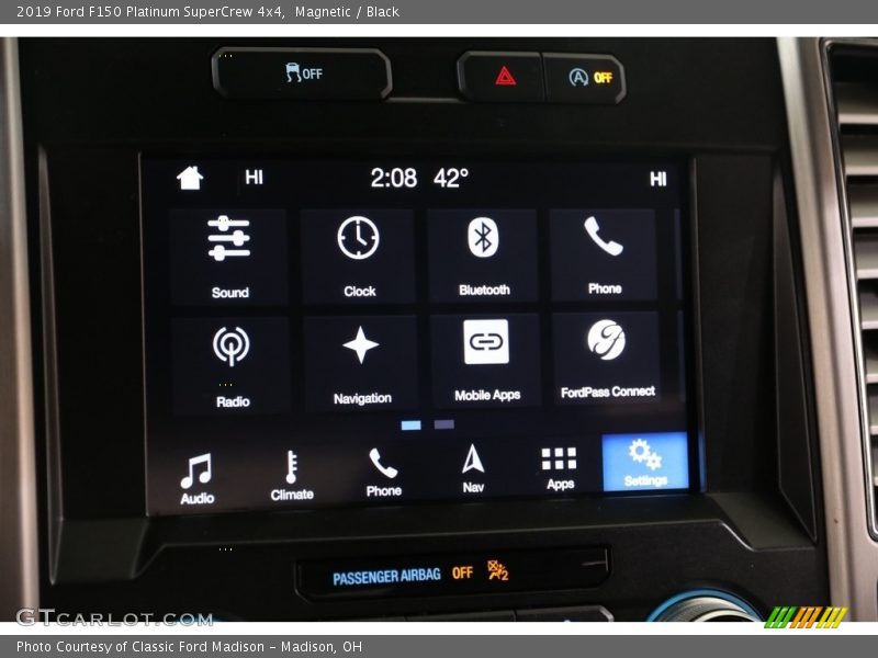 Magnetic / Black 2019 Ford F150 Platinum SuperCrew 4x4