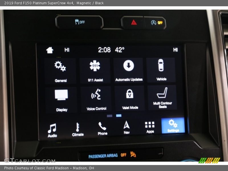 Magnetic / Black 2019 Ford F150 Platinum SuperCrew 4x4